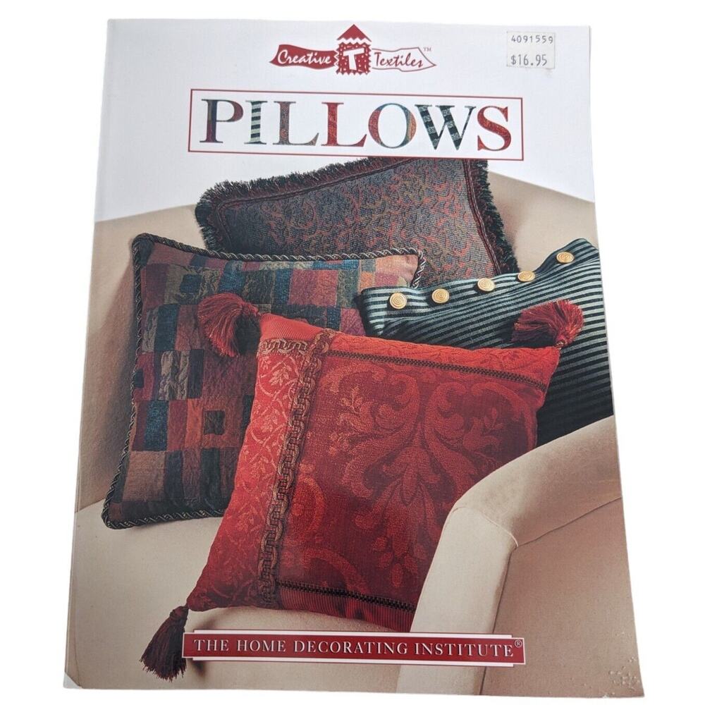 Pillows Book Sewing Creative Textiles Home Decorating Institute Design Elements